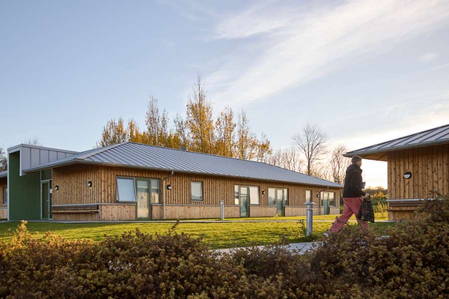 Modern roofing solution completes boarding school, Rågelund Efterskole, Rågelundvej 179, 5240 Odense NØ